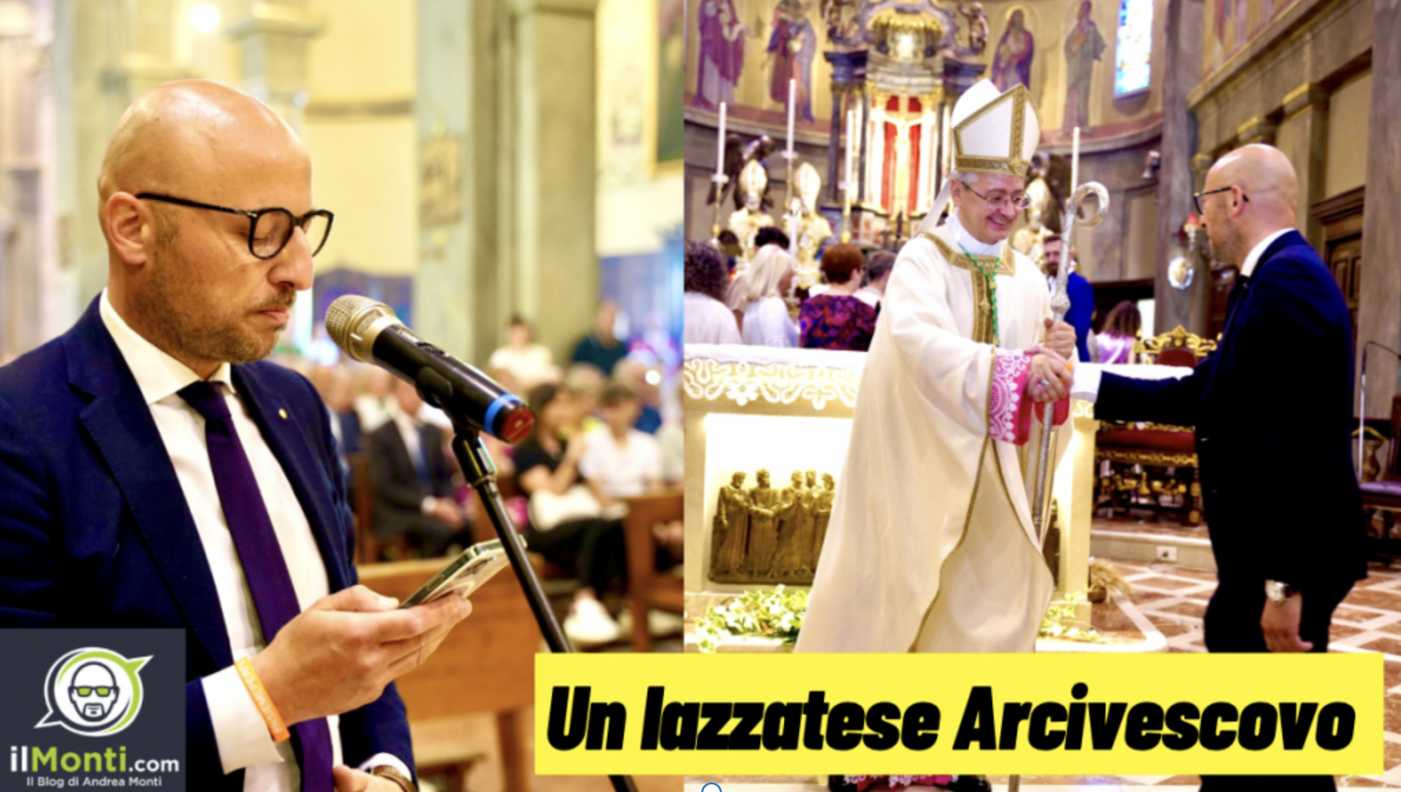 Il saluto di Lazzate al suo concittadino nominato Arcivescovo